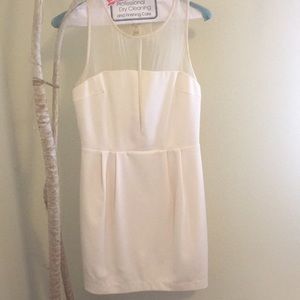 Cream cocktail dress